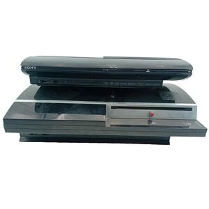 Lot of 2 Sony PlayStation 3 Consoles | Slim & Fat PS3 | For Parts‎ or Repair